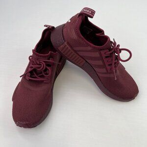 Adidas Shoe Women 8 NMD R1 Victory Crimson Lace Up Low Top Run Gym Sneaker Ex